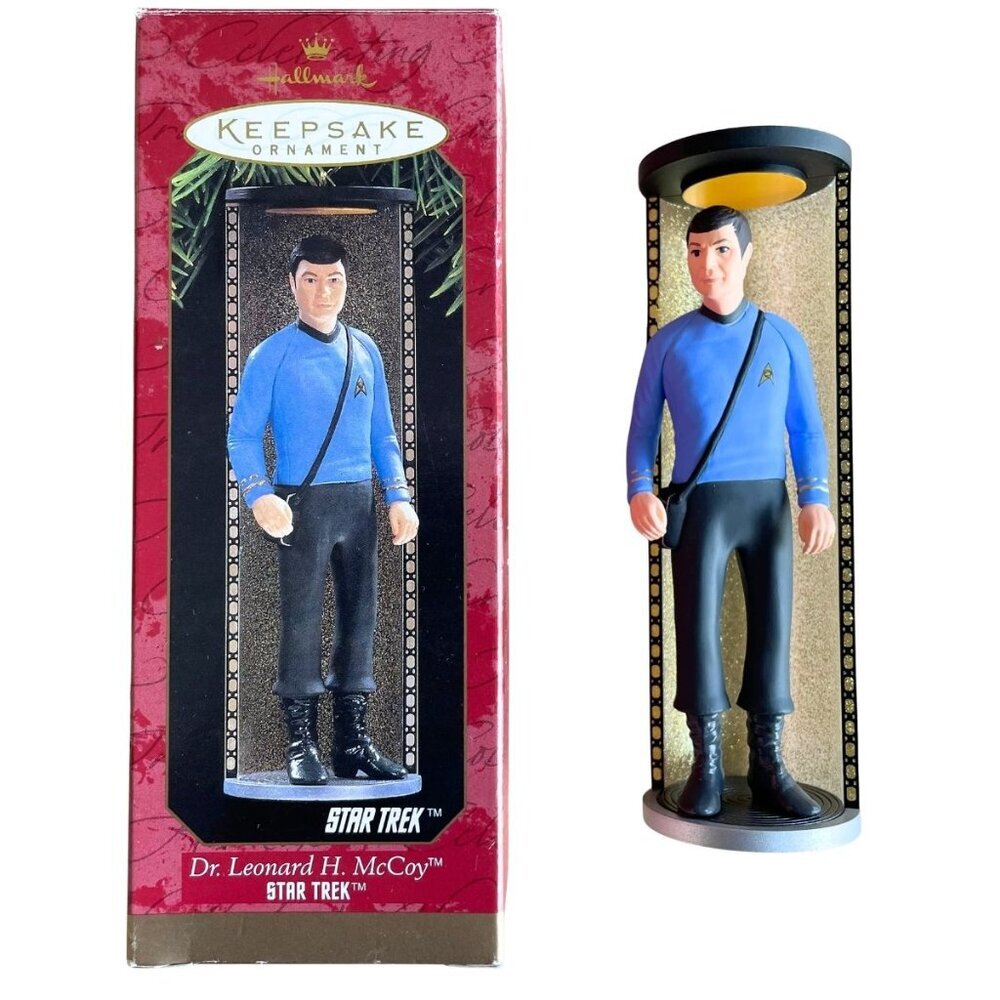 Vintage Hallmark Keepsake Star Trek‎ Dr. Leonard H. McCoy Christmas Ornament
